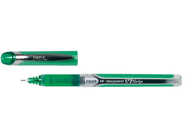 Rollerpen Pilot Hi-Tecpoint V7 Grip 0.7mm Medium punt Groen