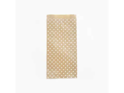 Cadeauzak Clairefontaine 15x31x6cm kraft Sterren 50 stuks
