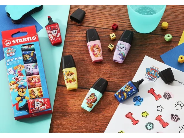 Markeerstift STABILO BOSS mini PAW Patrol 6 stuks