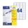 Etiket Avery Zweckform 3667-200 48.5x16.9mm wit 12800stuks