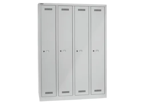 garderobekast,HxBxD 1700x1183x500mm,4vak,vak B 248mm,cil.-slot,