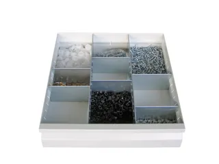 Sleufscheidingswandset,2Xsleufwand/6Xscheidingsplaat - 1