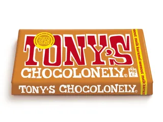 Chocolade Tony Chocolonely melk karamel zeezout reep 90 gram - 2