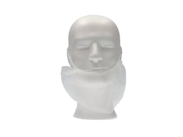PP non woven baardmasker wit met 2 elastiek één maat 1000 Stuks