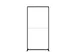 FlexFrame Modulair systeem beurswand 100x200cm Zwart frame