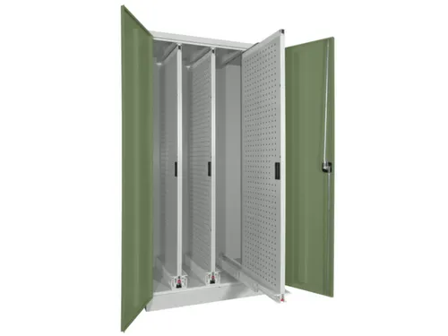 verticale kast cil.slot 1950x1000x600mm RAL7035 front RAL6011