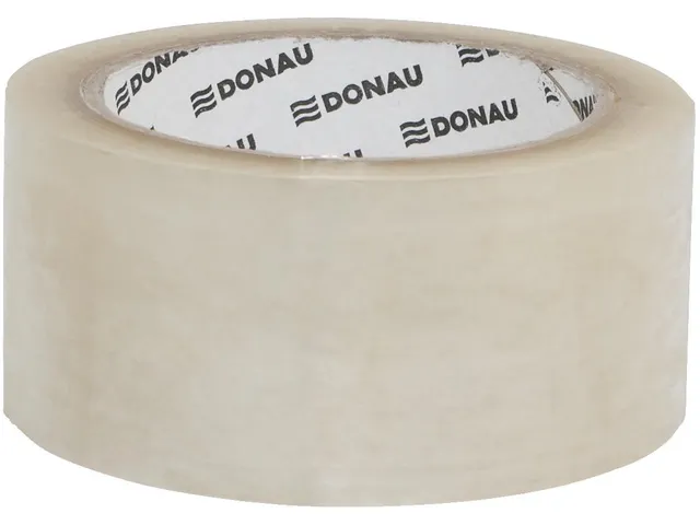 Donau Solvent verpakkingstape PP 48mmx60m 42 micron transparant