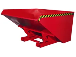 Kiepbak Hxbxd 835x770x1260mm 0.30m³ Afrolmechaniek Gelakt Ral3000