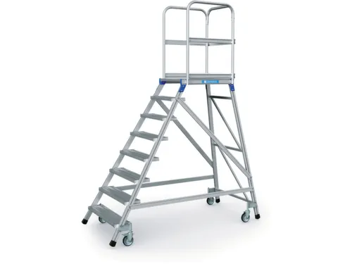 Bordestrap Aluminium Bordes 1920x 600x 800mm 8treden Aluminium