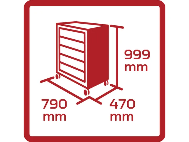 R22071005 Gereedschapsset in gereedschapswagen GEDMaster 272stuks