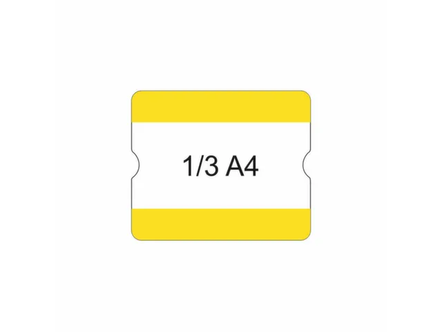 pochette d’inscription,marquage Hxl 216x180mm,PVC,jaune
