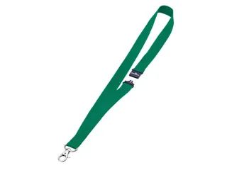 Textielkoord Durable 8137 met karabijnhaak groen - 3
