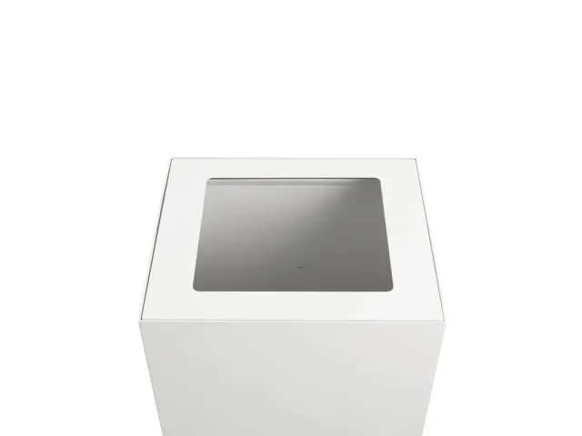 V-Part Top voor Modulaire Afvalbak 85 en 90 L Wit