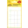 Etiket Avery Zweckform 3043 22x18mm wit 120 stuks