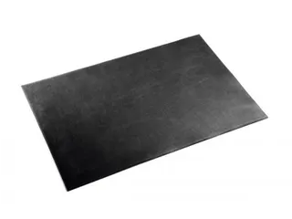 Lederen schrijfonderlegger 65x45 zwart - 1