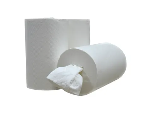 Handdoekrol Mini Centerfeed Coreless 1-laags 120 Meter doos 12 Rol