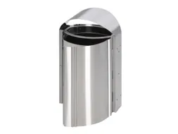 Afvalbak RVS 50 Liter HxB 800x480mm binnenbak verzinkt