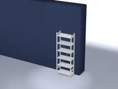 dossierstelling,grondveld,HxBxD 2000x810x335mm,vaklast 60kg