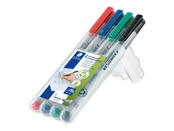 Viltstift Staedtler OHP Lumocolor 316 Non Permanent 0.6mm Assorti 4st
