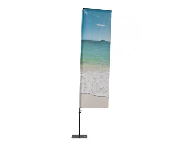 Print Square voor Beach Flag Alu 350cm Enkelzijdig 84x260cm