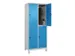 dubbeldekse locker,HxBxD 1950x800x500mm,2x2vak.,vak B 400mm