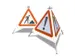 Panneau De Danger Repliable Non Utilisable En France H 700Mm Chantier