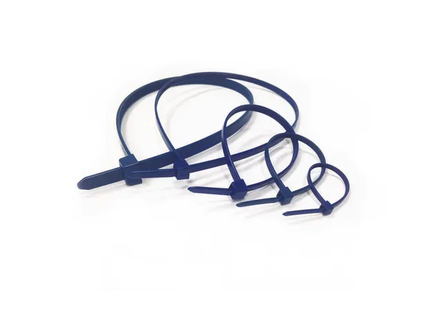 Detecteerbare Kabelbinders 100x2,5mm blauw 100 stuks