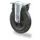 bokwiel,draagverm. 135kg,massief rubber-banden,ØxB 160x40mm,glijlager