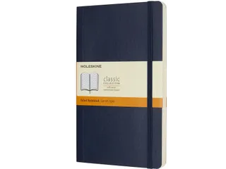 Notitieboek Moleskine large 130x210mm lijn soft cover sapphire blue - 2