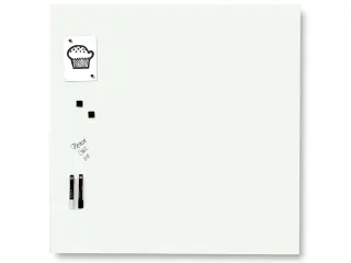 Glasmagneetbord Naga 100x100cm wit - 3