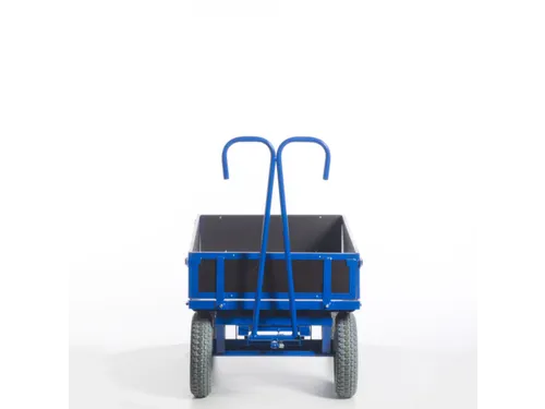 Handtrekwagen 4 Wielen 1000kg 1560x760mm Houten Wanden Luchtbanden
