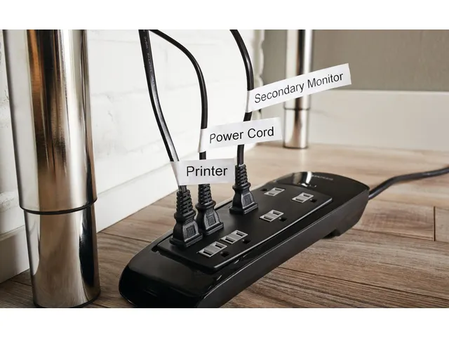 Labeltape Dymo 16954 D1 S718050 19mmx3.5m nylon zwart op wit