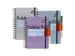 Carnet de projet à spirales Pukka Pad Metallic Executive A5 ligné 3