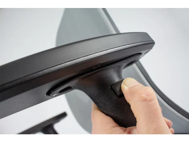 Bureaustoel EN1335 Linea Grace 01 grijs/grijs met 1D armleuning