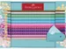 Ensemble de 20 crayons de couleur Faber-Castell sparkle et 1x taille-c