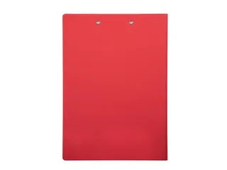 Klembordmap MAULbalance A4 versterkt karton rug 8mm rood - 3