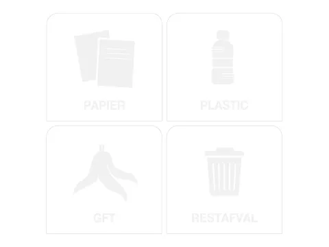 Vepa Bins SmartSort Stickerset Afvalscheiding