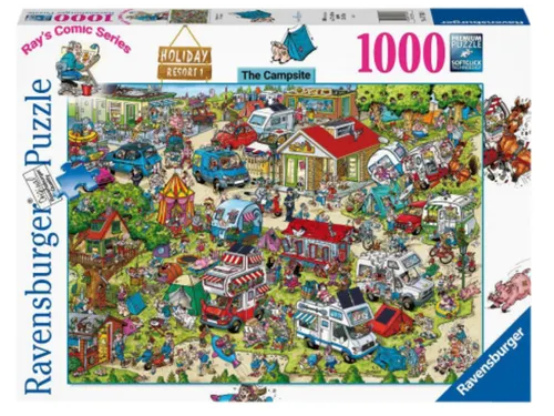 Puzzel Ray Comics Holiday resort 1 The campsite 1000 stukjes