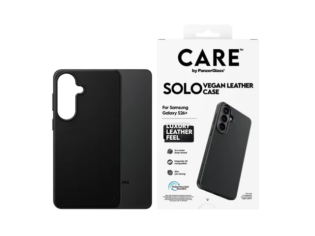 PanzerGlass CARE by Solo Case Black w. Qi Samsung Galaxy S26+, H