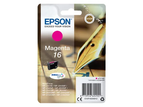 Inktcartridge Epson 16 T1623 Rood C13T16234012
