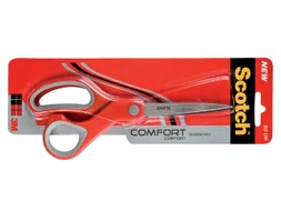 Schaar Scotch 20cm comfort rood blister