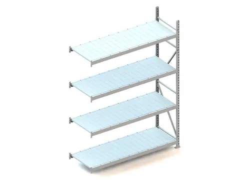 Breedvakstelling Aanbouwveld Hxbxd 2500x1851x650mm 4 Stalen Legborden