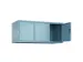 opzetkast,v. locker,3vak.,vak B 400mm,HxBxD 500x1200x500mm