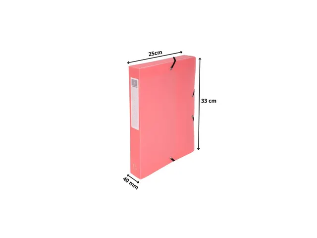 Boite de classement Exabox Dos 40mm Polypropylène 7/10e Chromaline pa