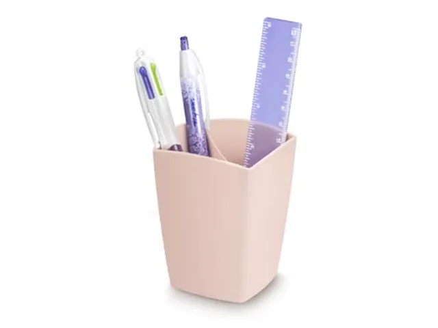 Mineral pennenbakje magnetisch roze