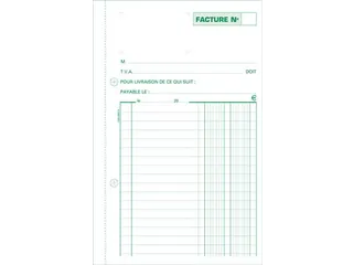 Exacompta Facturen, Ft 21 X 13,5 Cm, Dupli, Franstalig - 2