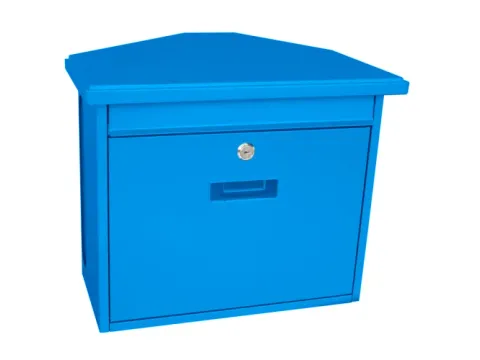 Wandbrievenbus Zamoran Blauw Staal