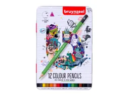 Kleurpotloden Bruynzeel assorti blik à 12 stuks