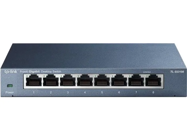 TP-Link TL-SG108 Netwerk Switch Unmanaged 8 poorten