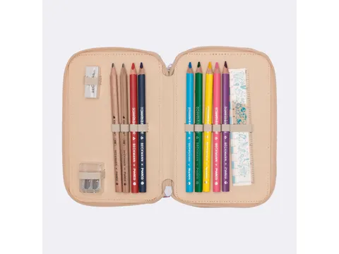 Etui Beckmann gevuld 3-laags 27 dlg Yellow Heart yellow Inhoud: 2x jum